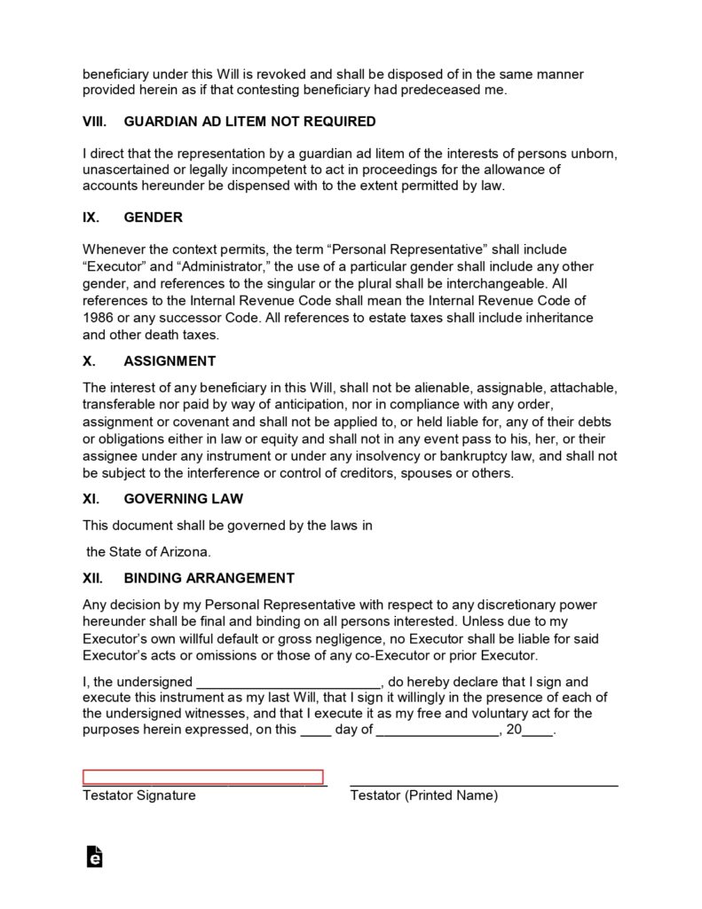 Arizona Last Will and Testament Forms_page-0004